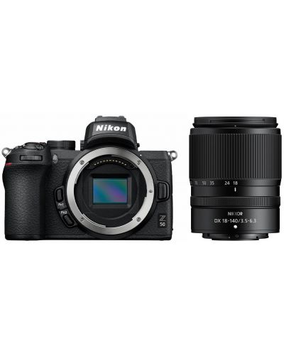 Φωτογραφική μηχανή χωρίς καθρέφτη Nikon - Z50, Nikkor Z DX 18-140mm, Black - 2