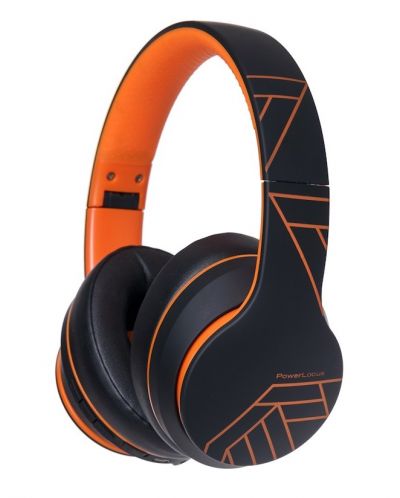 Ασύρματα ακουστικά PowerLocus - P6, πορτοκαλί - 1