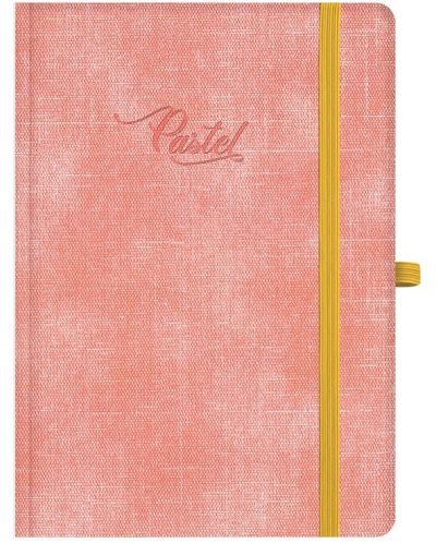 Σημειωματάριο  Lastva Pastelix - А5,112 φύλλα,chamois,γραμμές, ροζ - 1