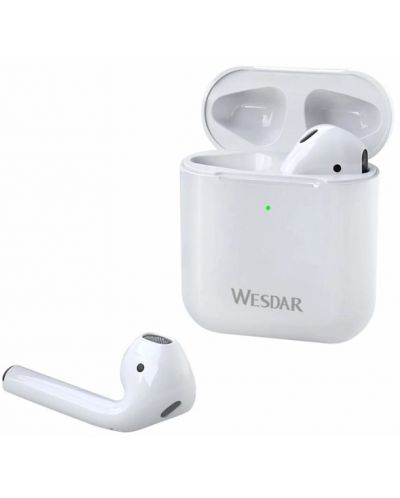 Ασύρματα ακουστικά Wesdar - TWS20PRO, TWS, λευκό - 2