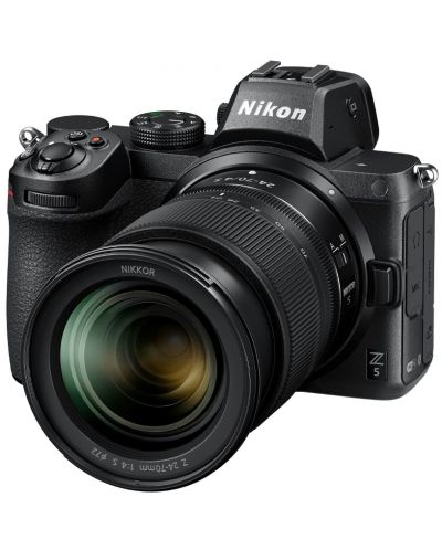 Φωτογραφική μηχανή Mirrorless Nikon - Z5, Nikkor Z 24-70mm, f/4 S, μαύρο - 3