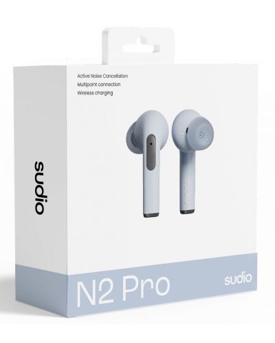 Ασύρματα ακουστικά Sudio - N2 Pro, TWS, ANC, μπλε - 5