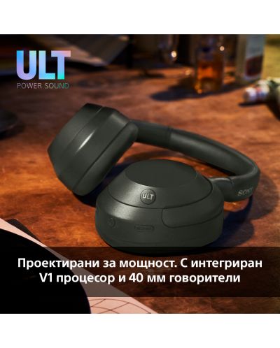 Ασύρματα ακουστικά Sony - WH ULT Wear, ANC, Forest Gray - 4