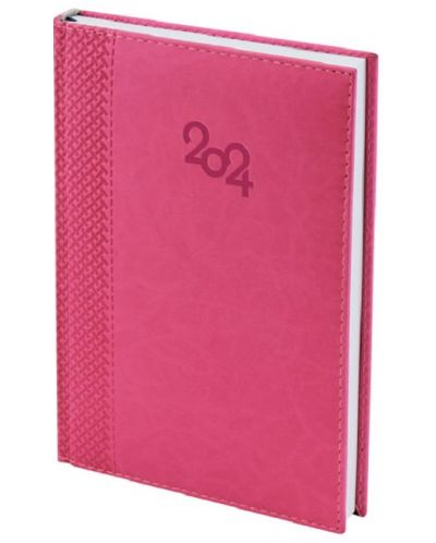 Σημειωματάριο Spree - Με θερμοεξώφυλλο, 168 φύλλα, ροζ, 2024 - 1