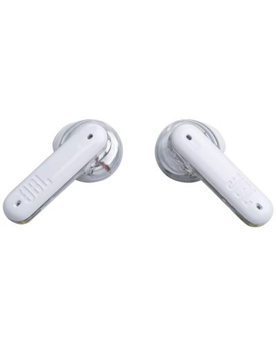 Ασύρματα ακουστικά JBL - Tune Flex Ghost Edition, TWS, ANC, λευκά  - 9