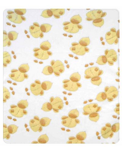 Βρεφική κουβέρτα Lorelli - Microfiber, 85 x 100 cm, Ducks - 1