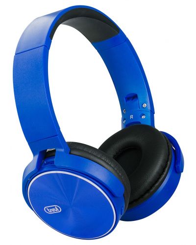 Ασύρματα ακουστικά με μικρόφωνο Trevi - DJ 12E50 BT, μπλε - 2