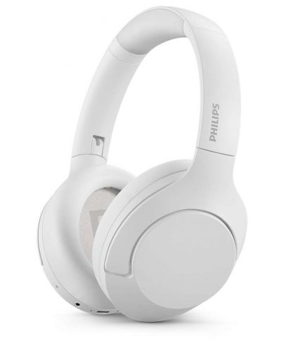 Ασύρματα ακουστικά Philips - TAH8506WT/00, ANC, άσπρα - 1