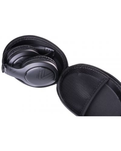 Ασύρματα ακουστικά με μικρόφωνο PowerLocus - P19, μαύρα - 3