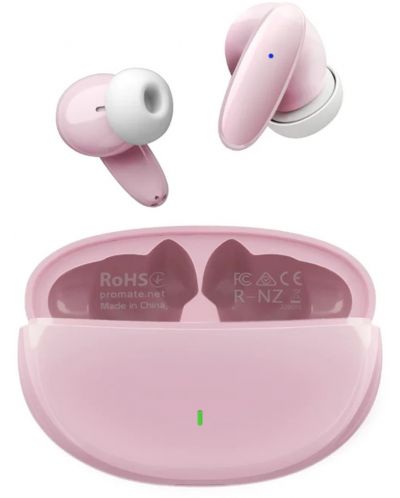 Ασύρματα ακουστικά ProMate - Lush Acoustic, TWS, ροζ/μπλε - 1