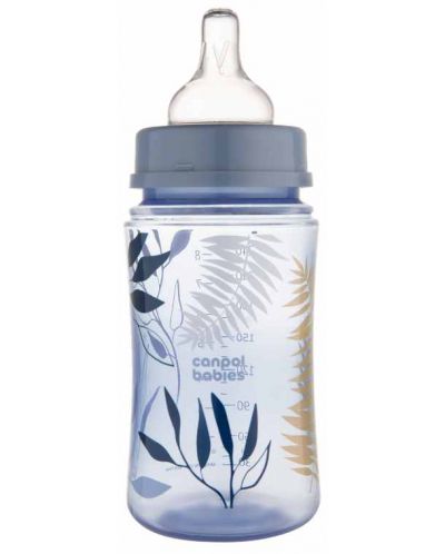 Μπουκάλι κατά των κολικών Canpol babies - Easy Start, Gold, 240 ml, μπλε - 2