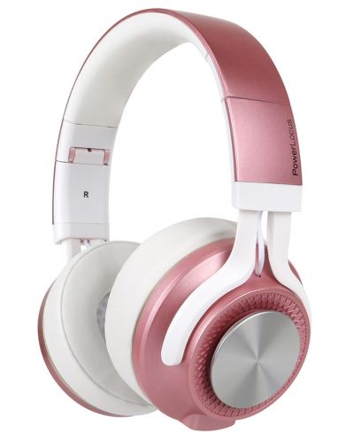 Ασύρματα ακουστικά PowerLocus - P3 Matte, ροζ - 1