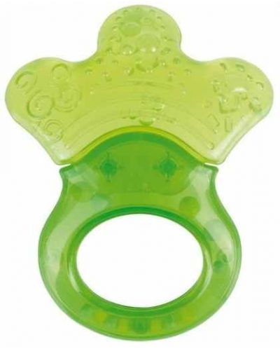 Βρεφική νεροχτένα με κουδουνίστρα Canpol - Little paw, πράσινο - 1