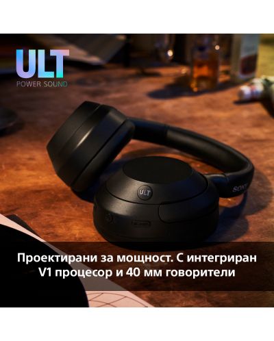 Ασύρματα ακουστικά Sony - WH ULT Wear, ANC, μαύρα - 4