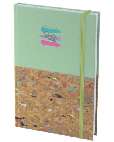 Σημειωματάριο με λάστιχο Spree - Pastel Pop, 168 φύλλα, ποικιλία, 2024 - 4