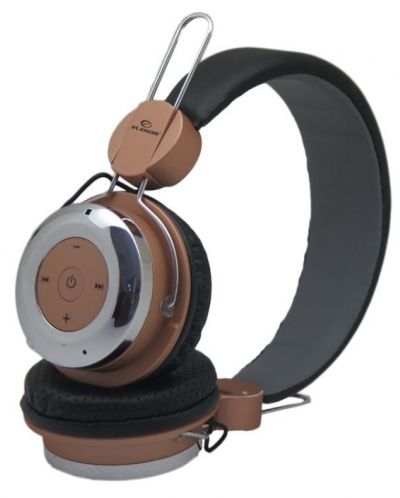 Ασύρματα ακουστικά με μικρόφωνο Elekom - EK-1008, χρυσό - 1