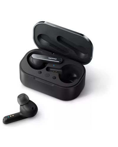 Ασύρματα ακουστικά Philips - TAT5506BK/00, TWS, ANC, μαύρα - 2