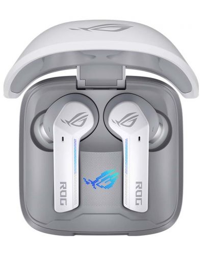 Ασύρματα ακουστικά ASUS - ROG Cetra True Wireless, ANC,λευκό/γκρι - 2