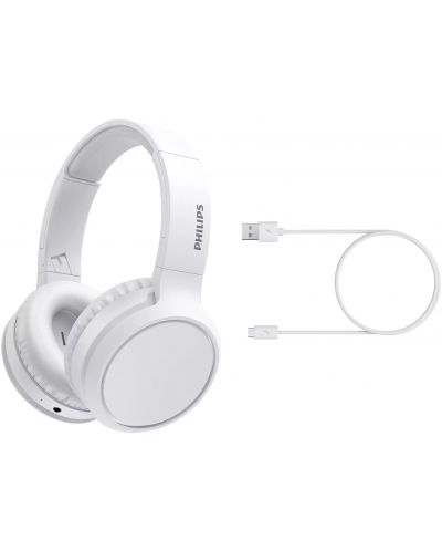 Ασύρματα ακουστικά με μικρόφωνο Philips - TAH5205WT, λευκά - 2