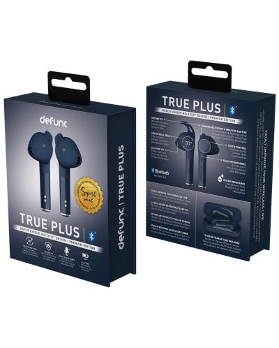 Ασύρματα ακουστικά Defunc - TRUE PLUS, TWS, μπλε - 7