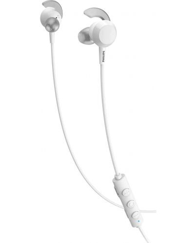 Ασύρματα ακουστικά με μικρόφωνο Philips - TAE4205WT, λευκά - 3