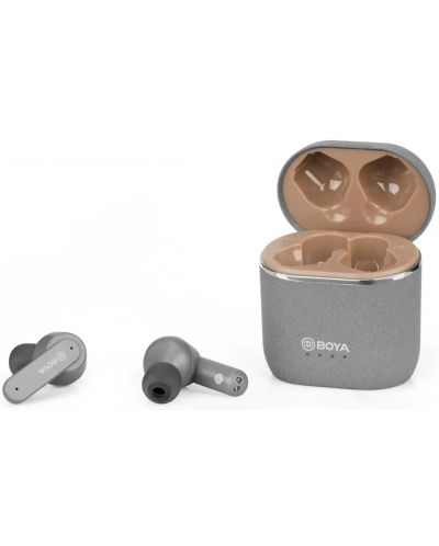 Ασύρματα ακουστικά Boya - BY-AP4-G, TWS, γκρι - 3
