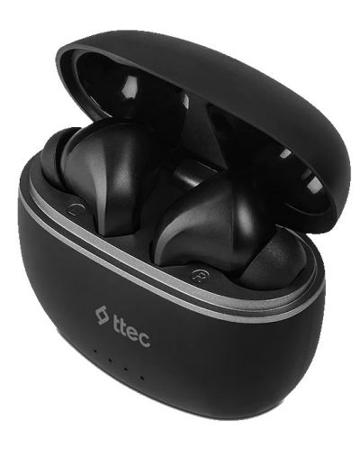 Ασύρματα ακουστικά ttec - AirBeat Pro, TWS, ANC, μαύρα      - 3