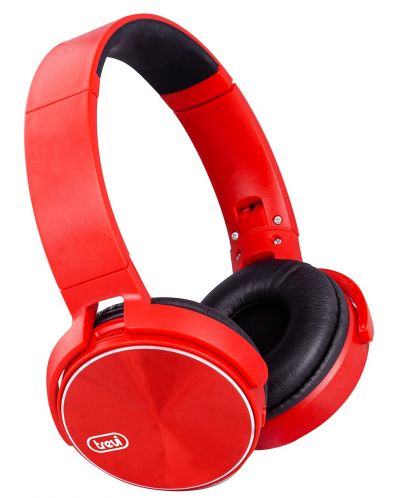 Ασύρματα ακουστικά με μικρόφωνοTrevi - DJ 12E50 BT, κόκκινα - 2