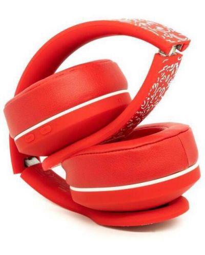 Ασύρματα ακουστικά με μικρόφωνο Hama - HaHaHa FEEL, κόκκινο - 2