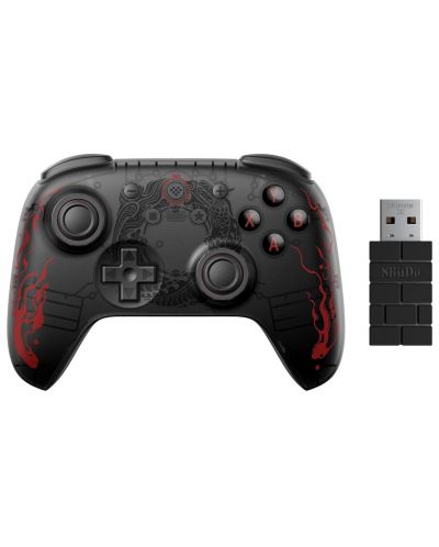 Ασύρματο χειριστήριο 8BitDo - Ultimate 2C 2.4G, Black Myth: Wukong, Hall-Effect, μαύρο (PC) - 6