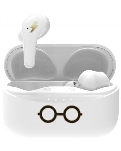 Ασύρματα ακουστικά OTL Technologies -Harry Potter Glasses, TWS, λευκά - 1