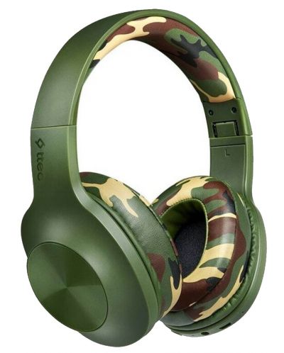 Ασύρματα ακουστικά με μικρόφωνο ttec - SoundMax 2, πράσινα - 1