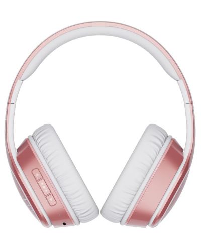 Ασύρματα ακουστικά με μικρόφωνο PowerLocus - P7 Upgrade, ροζ/λευκό - 3