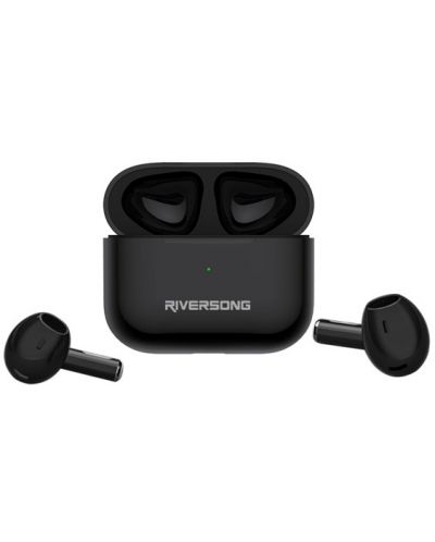 Ασύρματα ακουστικά  Riversong - Air Mini Pro, TWS, μαύρα  - 3