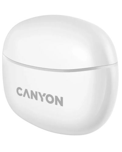Ασύρματα ακουστικά Canyon - TWS5, λευκά - 4