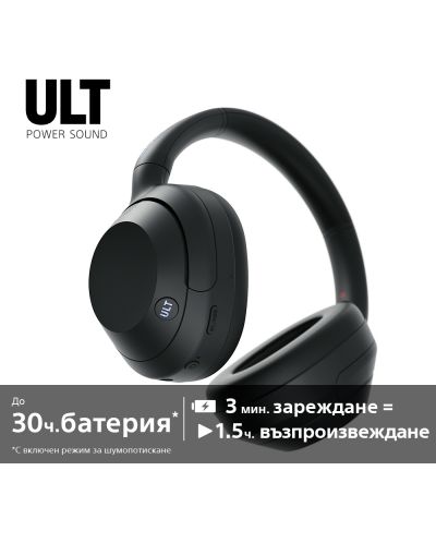 Ασύρματα ακουστικά Sony - WH ULT Wear, ANC, μαύρα - 9