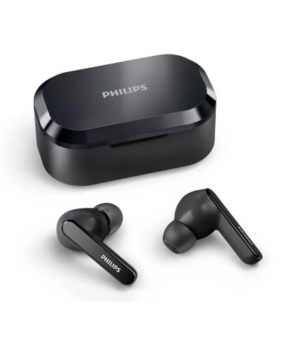 Ασύρματα ακουστικά Philips - TAT5506BK/00, TWS, ANC, μαύρα - 3