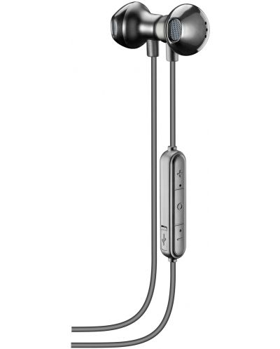 Ασύρματα ακουστικά με μικρόφωνο AQL - Cliff, μαύρα - 2