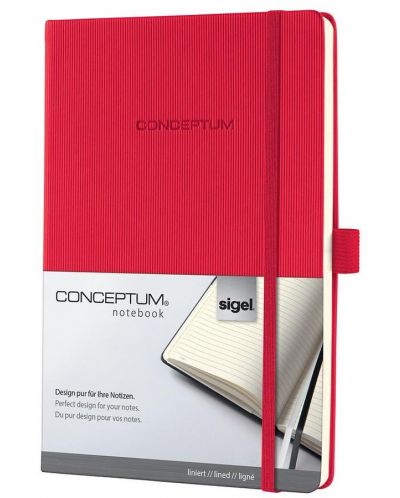 Σημειωματάριο Sigel Conceptum - A5, red - 1
