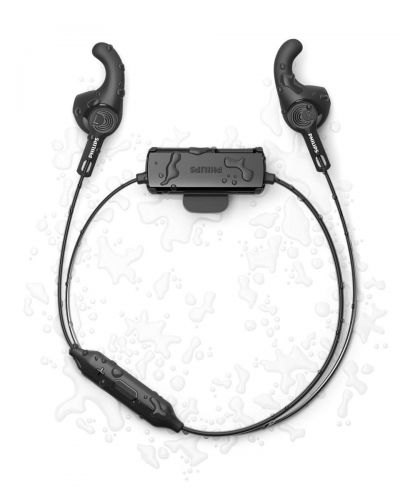 Ασύρματα αθλητικά ακουστικά Philips - TAA3206BK, μαύρα - 3