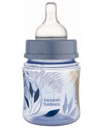 Μπουκάλι κατά των κολικών Canpol babies Easy Start - Gold, 120 ml, μπλε - 2