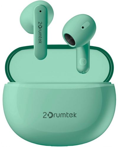 Ασύρματα ακουστικά A4tech - B20 2Drumtek, TWS, πράσινο - 3