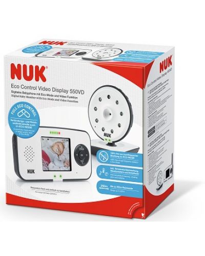 Οθόνη μωρού Nuk - Eco Control + βίντεο 550VD - 3