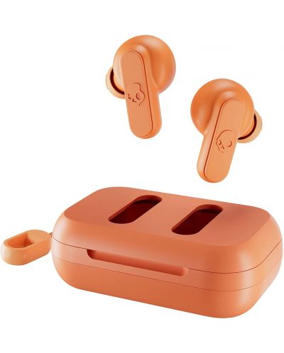 Ασύρματα ακουστικά Skullcandy - Dime, TWS, πορτοκαλί - 2