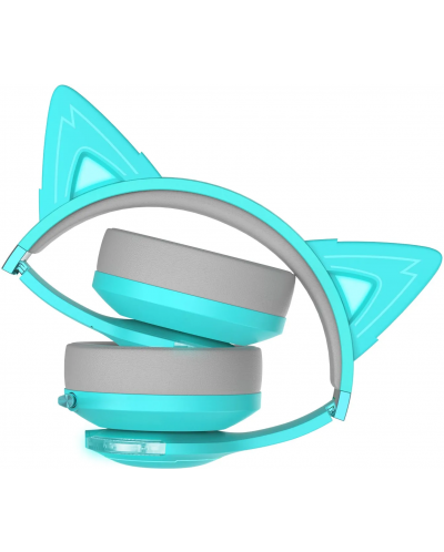 Ασύρματα ακουστικά με μικρόφωνο Edifier - G5BT CAT, μπλε/γκρι - 4