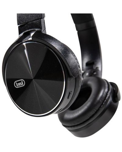 Ασύρματα ακουστικά με μικρόφωνο Trevi - DJ 12E50 BT, μαύρα - 4