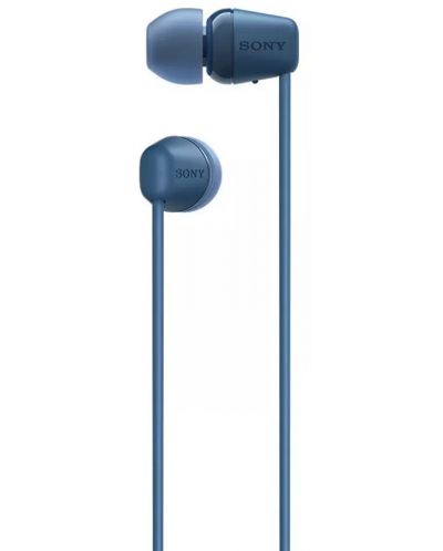 Ασύρματα ακουστικά με μικρόφωνο Sony - WI-C100, μπλε - 2