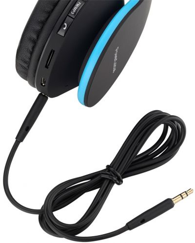 Ασύρματα ακουστικά PowerLocus - P1, μπλε - 3