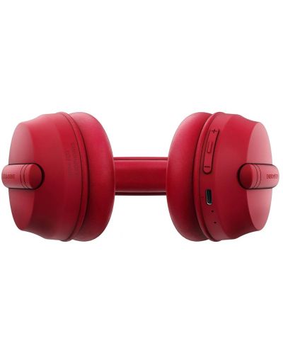 Ασύρματα ακουστικά με μικρόφωνο Energy System - Hoshi Eco, κόκκινα - 4