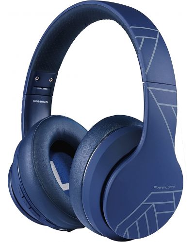 Ασύρματα ακουστικά PowerLocus - P6, μπλε - 1